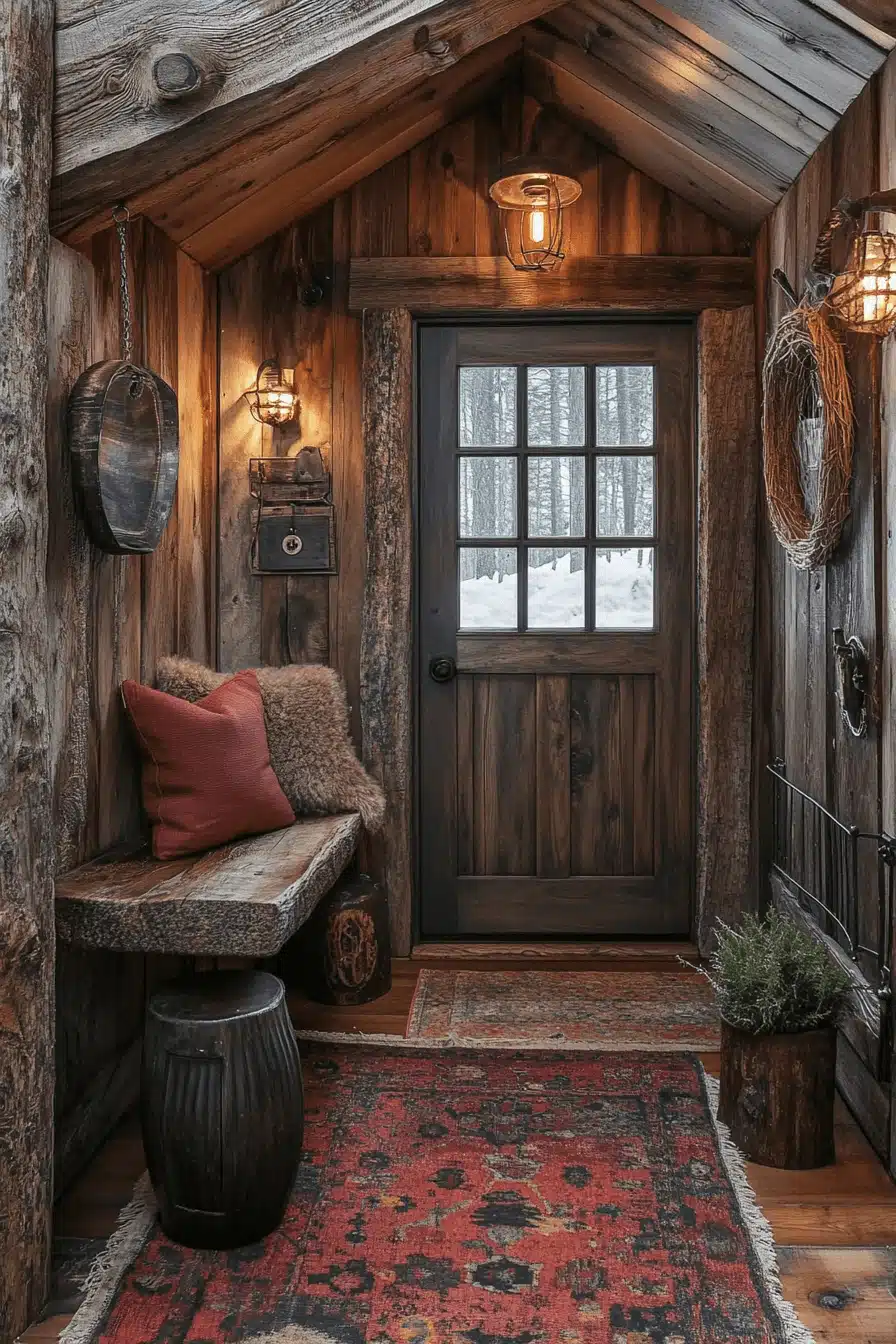 old cabin interior