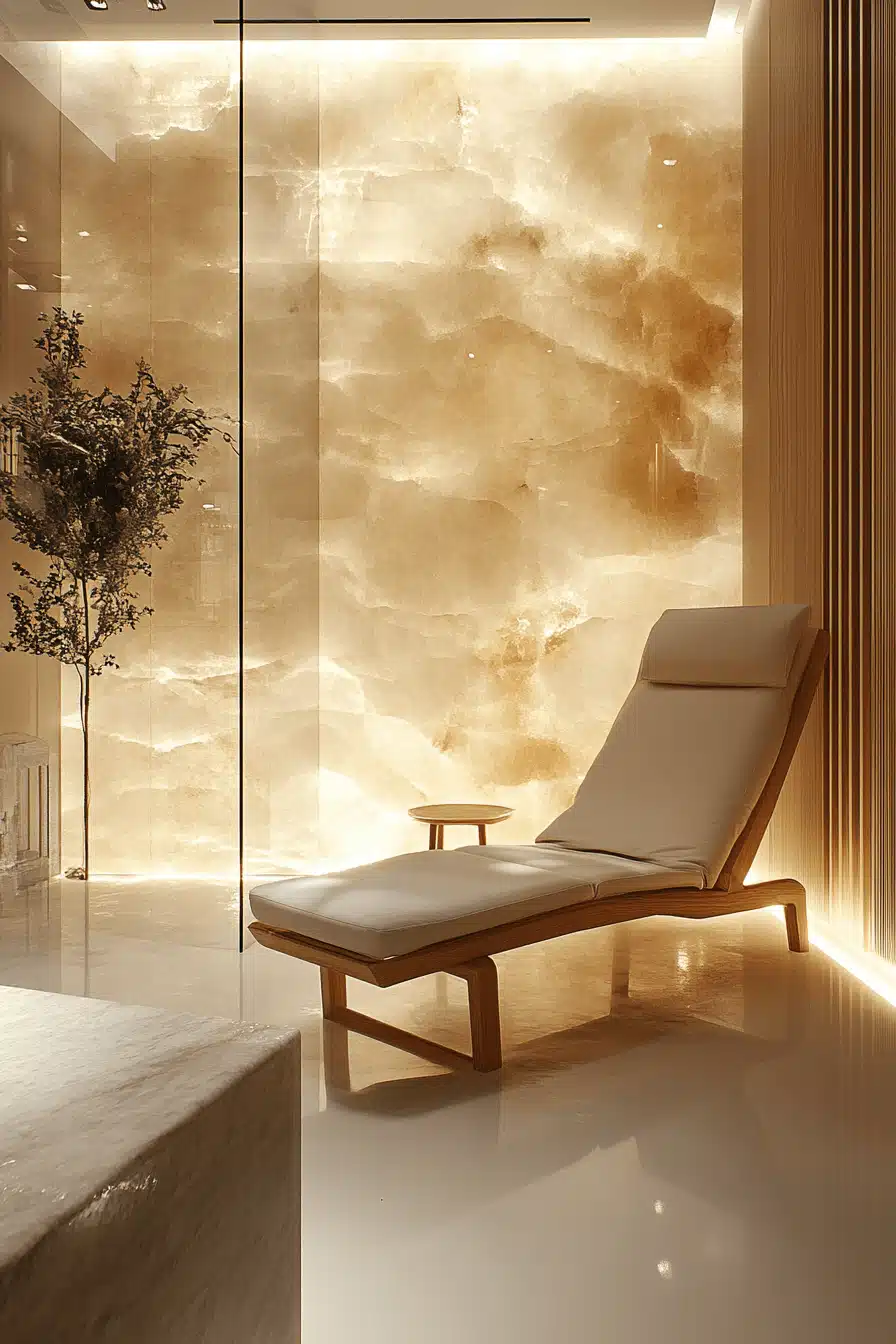 moody neutral living room