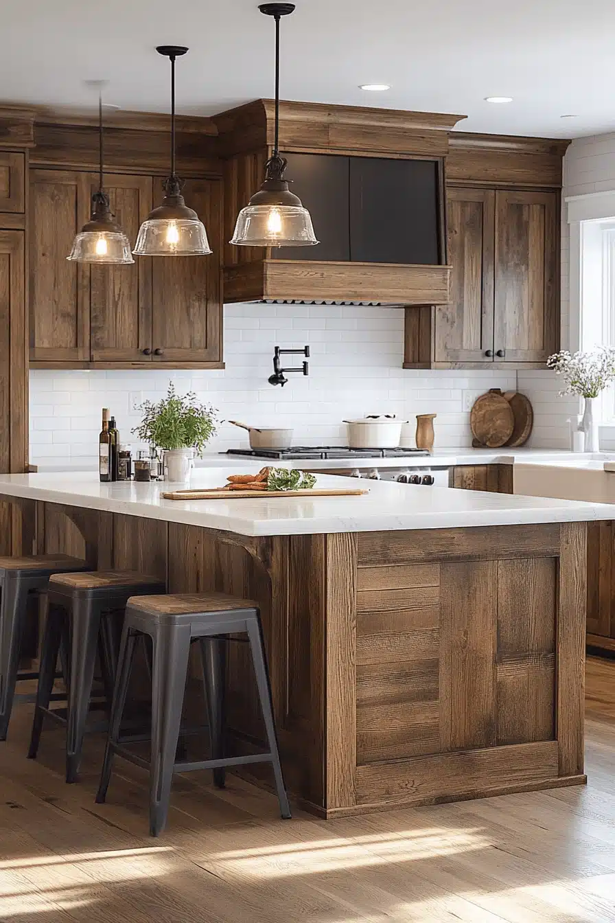 moody farmhouse kitchen