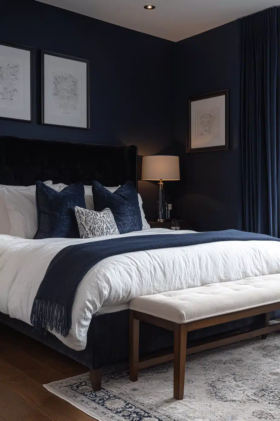modern victorian bedroom
