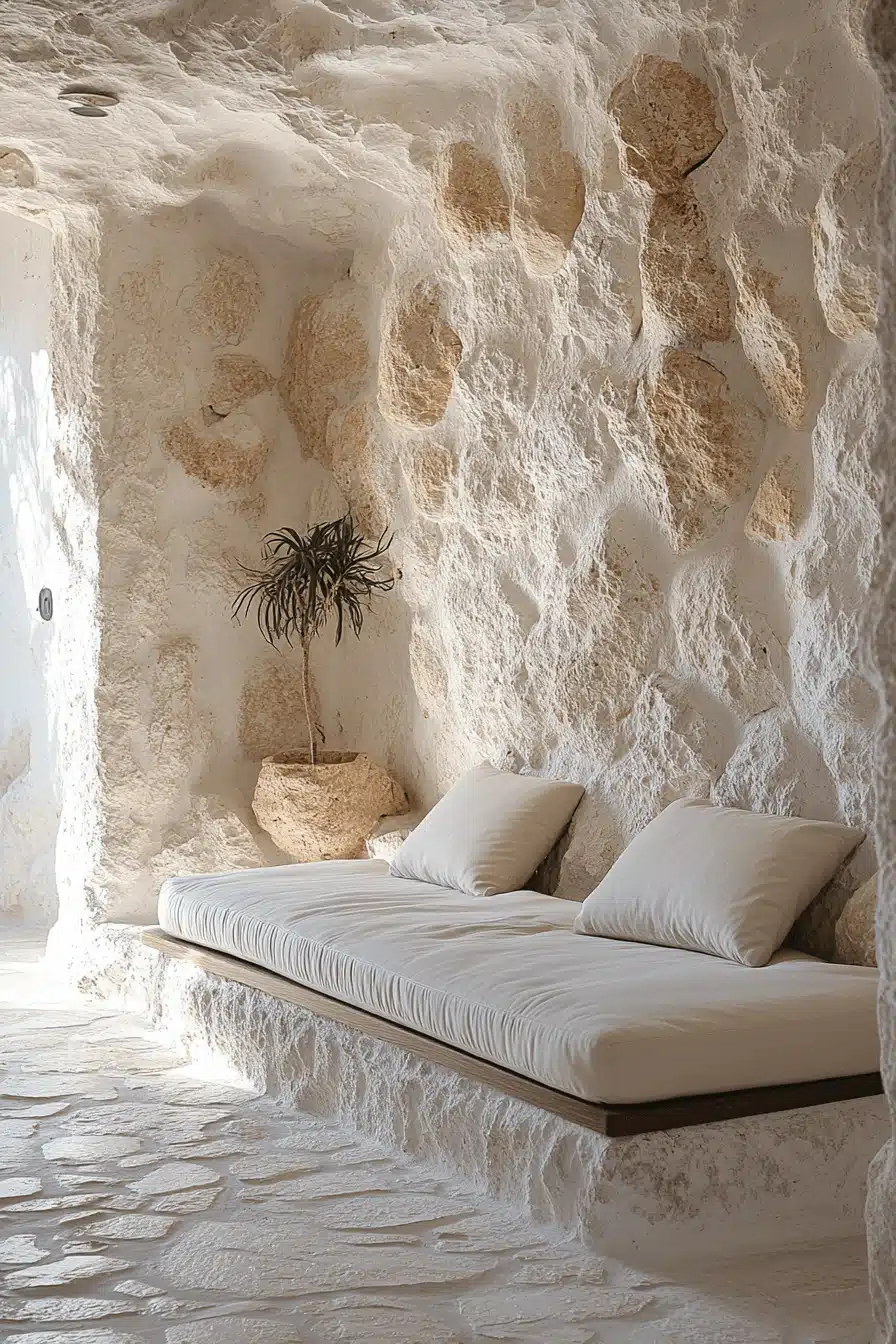 stone wall interior