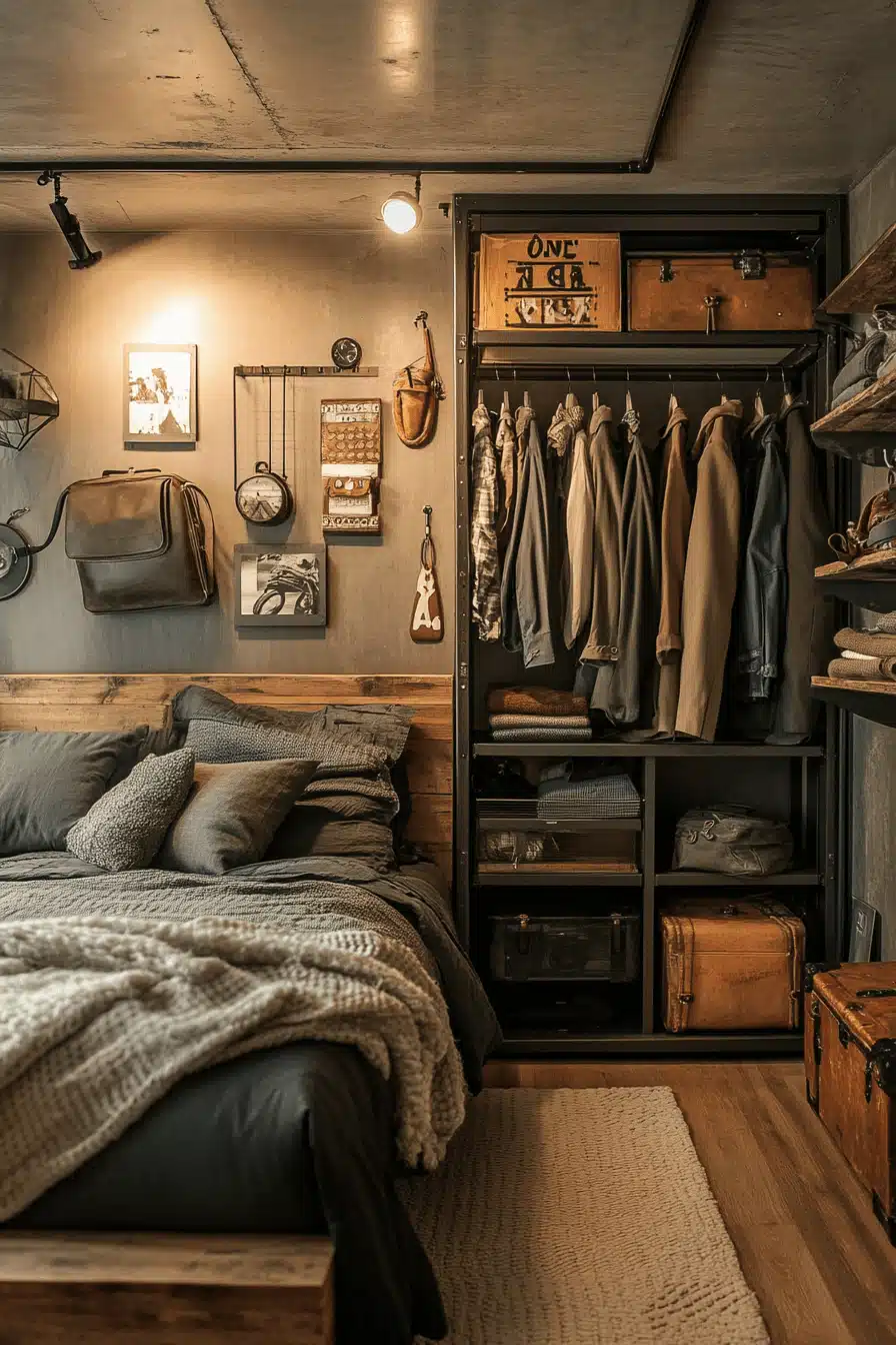 industrial bedroom design