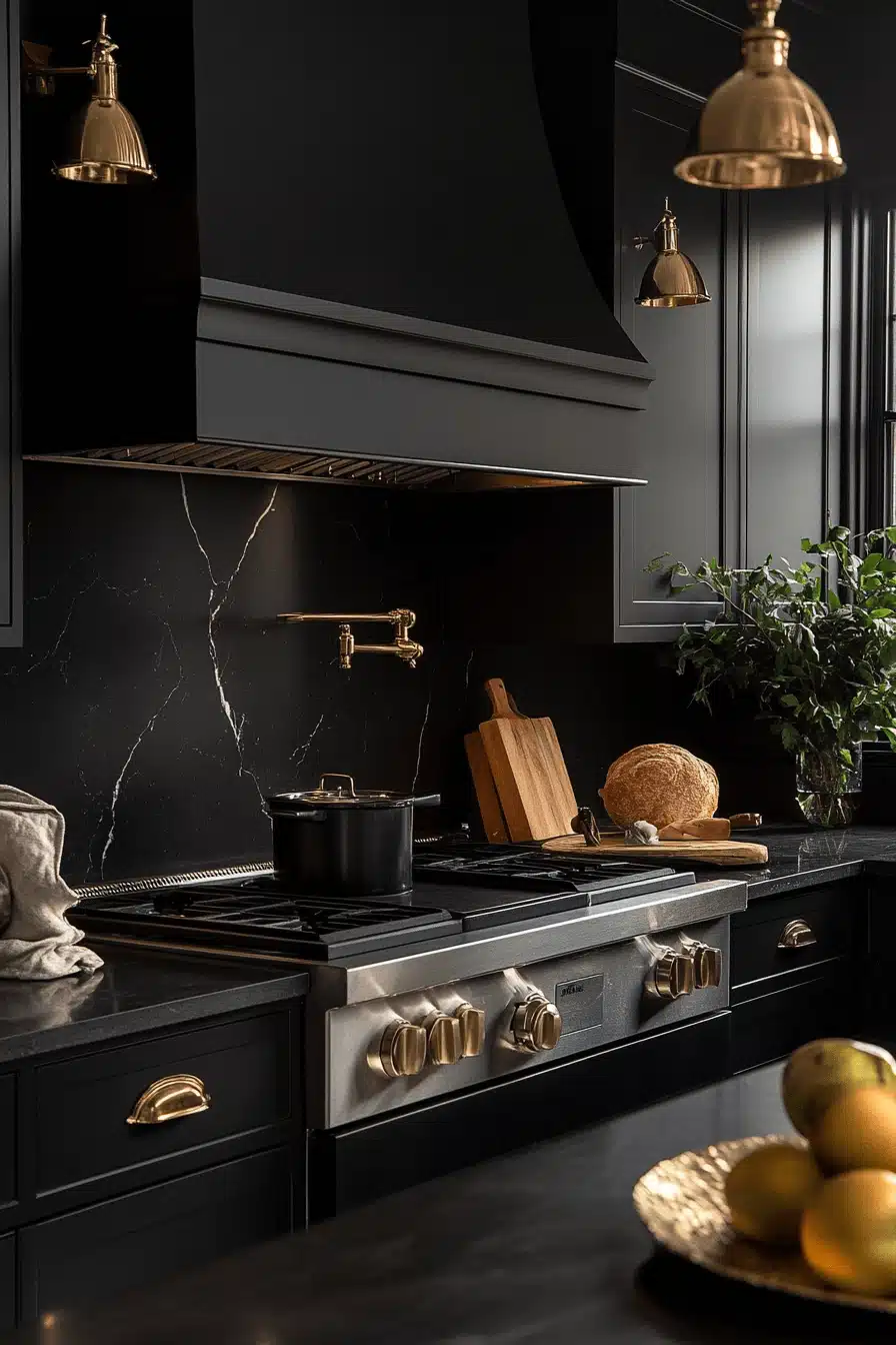 moody cottage kitchen