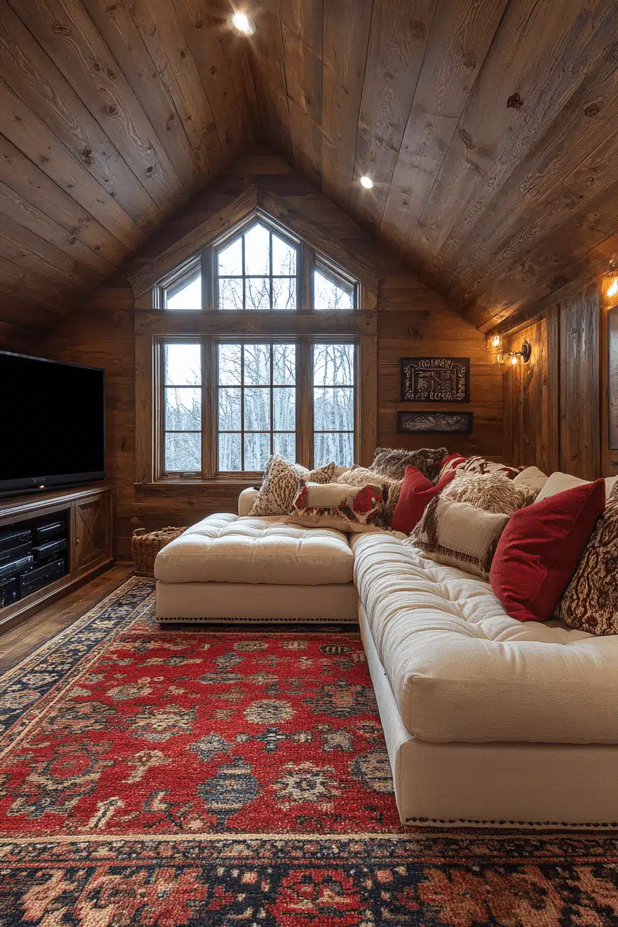 cabin living room