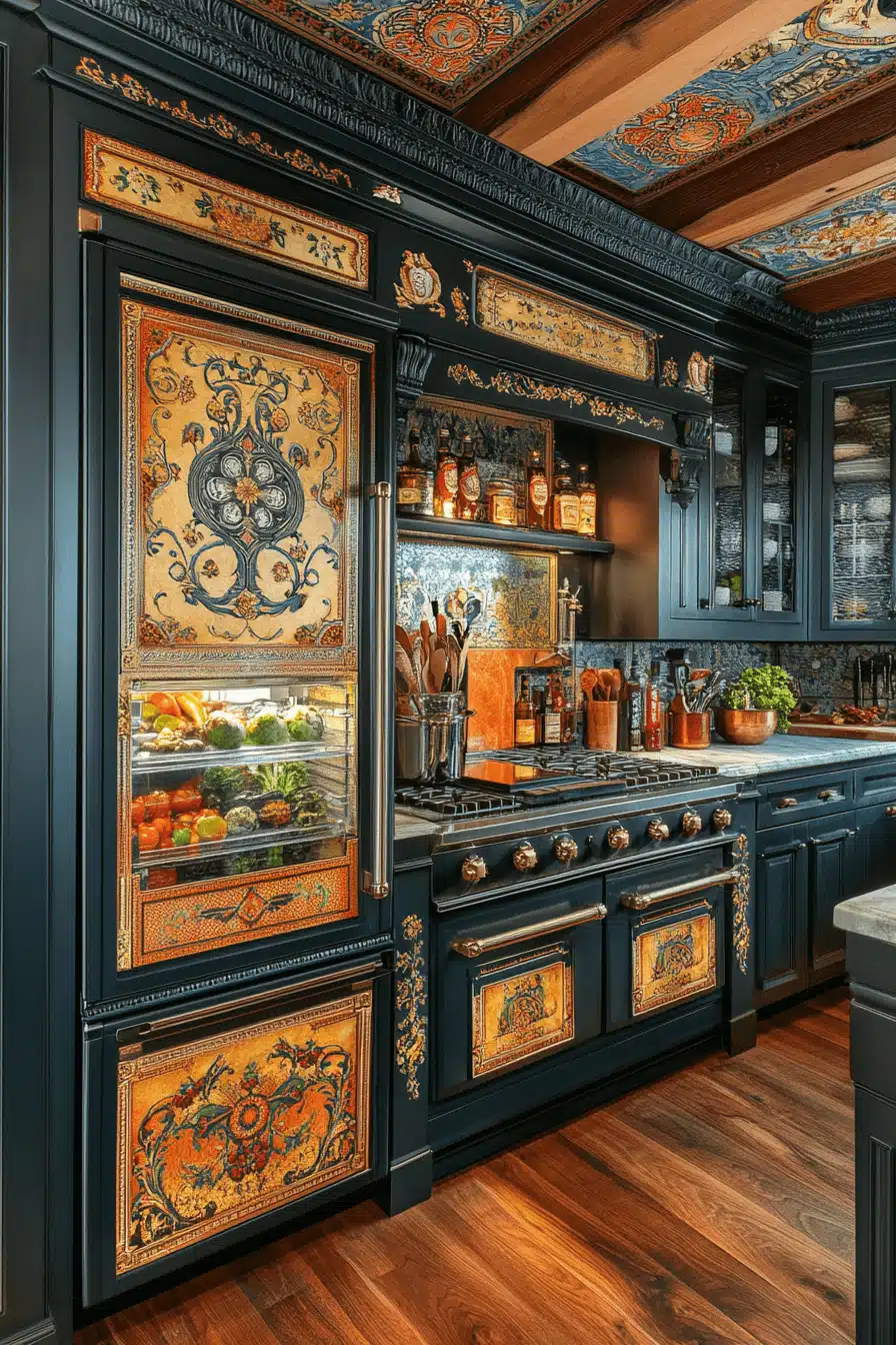 modern vintage kitchen