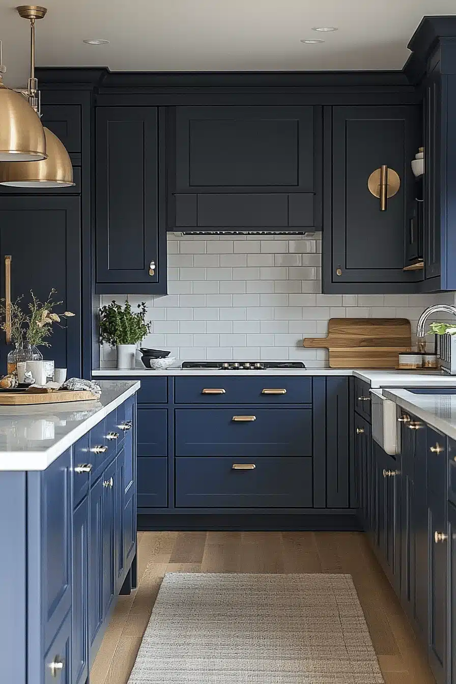 small moody kitchen