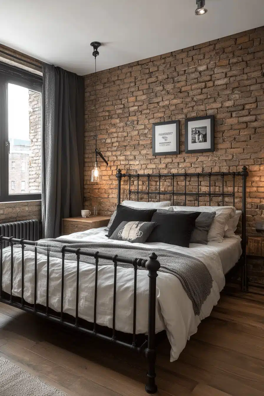 industrial bedroom design