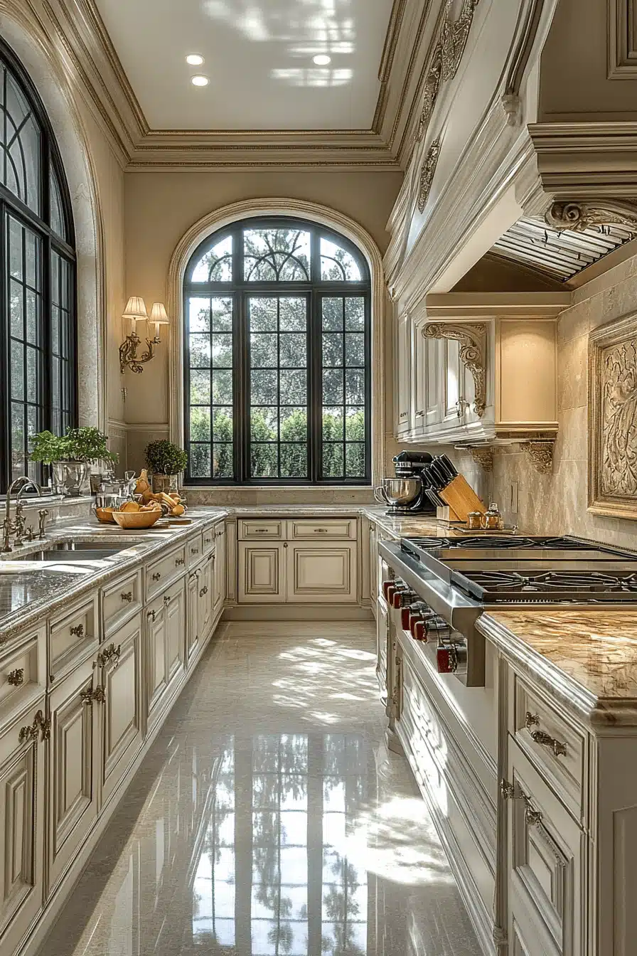 french provincial kitchen
