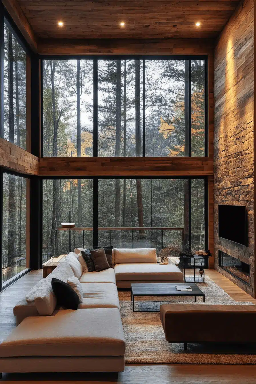 cabin living room
