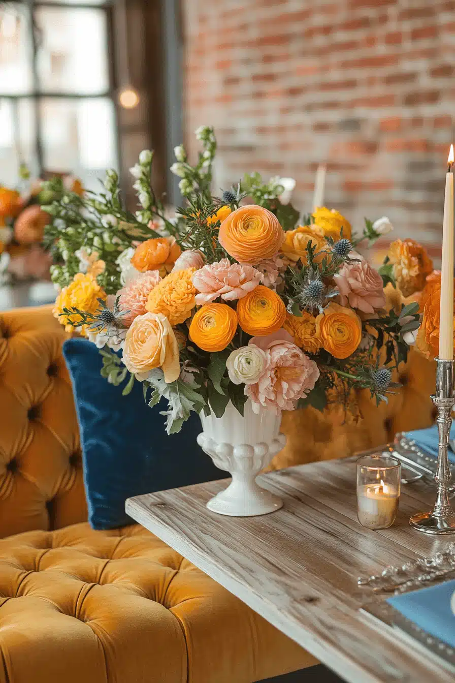 modern vintage wedding