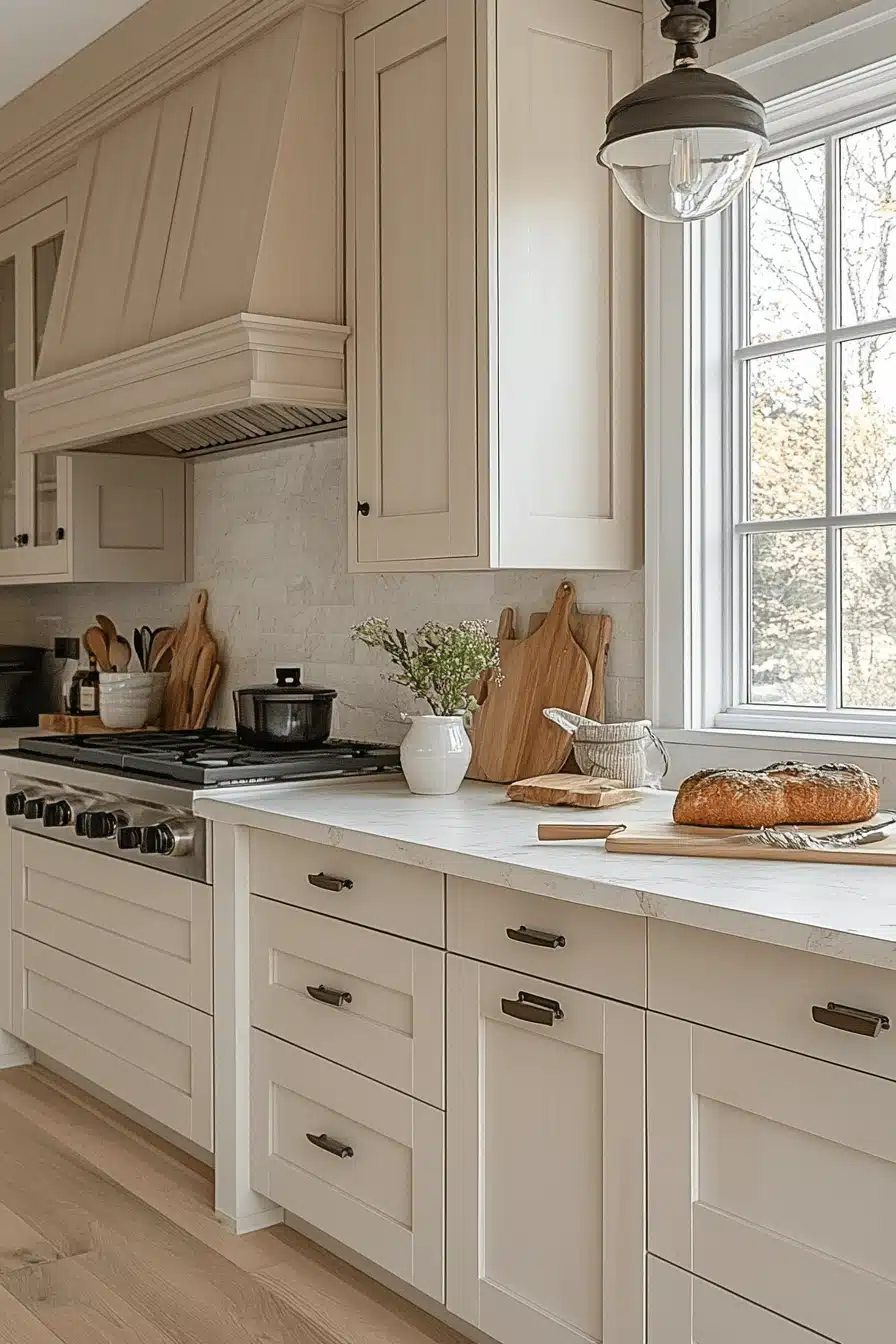 Neutral Kitchen Cabinets