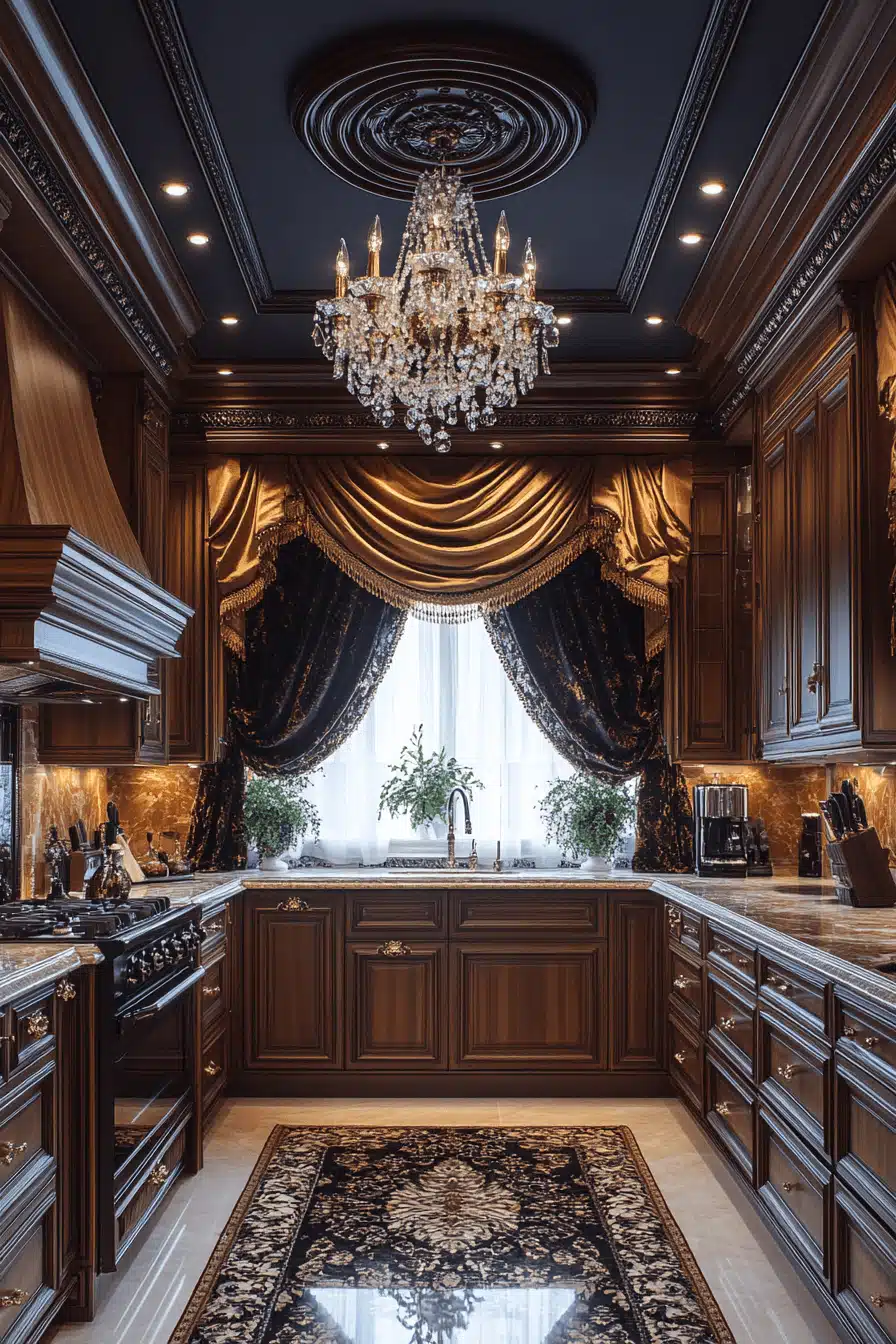 Walnut Kitchen Cabinets