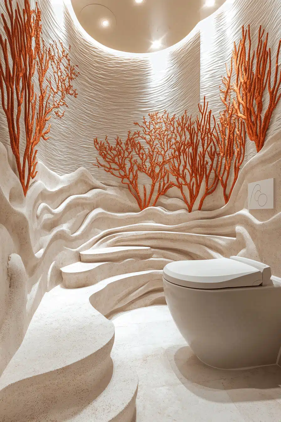 tropical bathroom