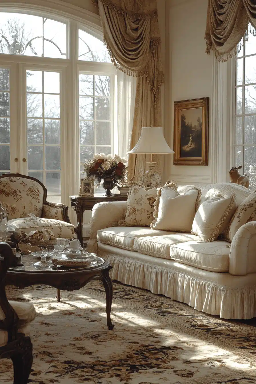 french provincial living room