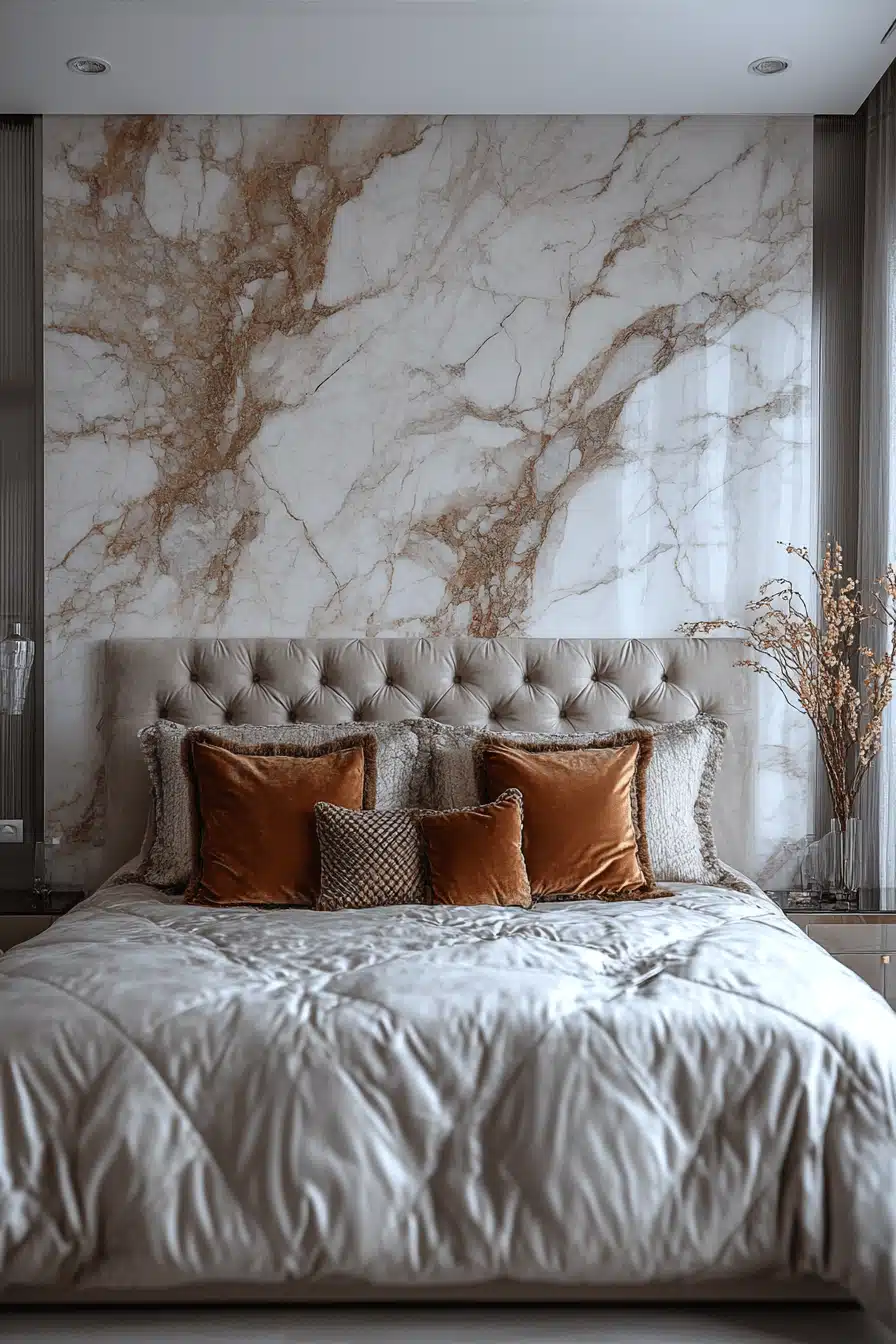 Stone Wall Bedroom