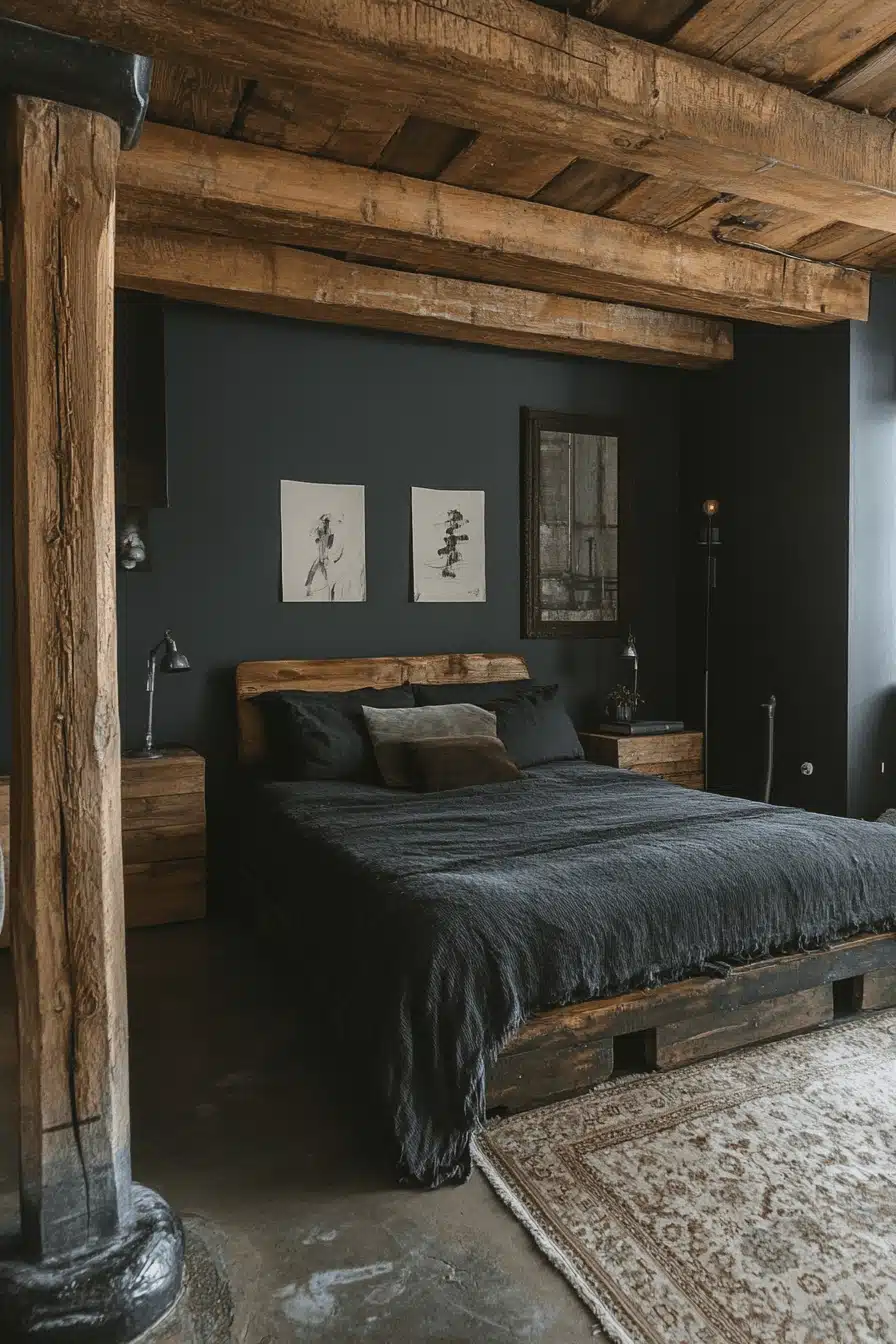 industrial bedroom design