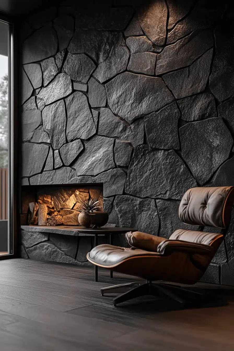 stone wall interior