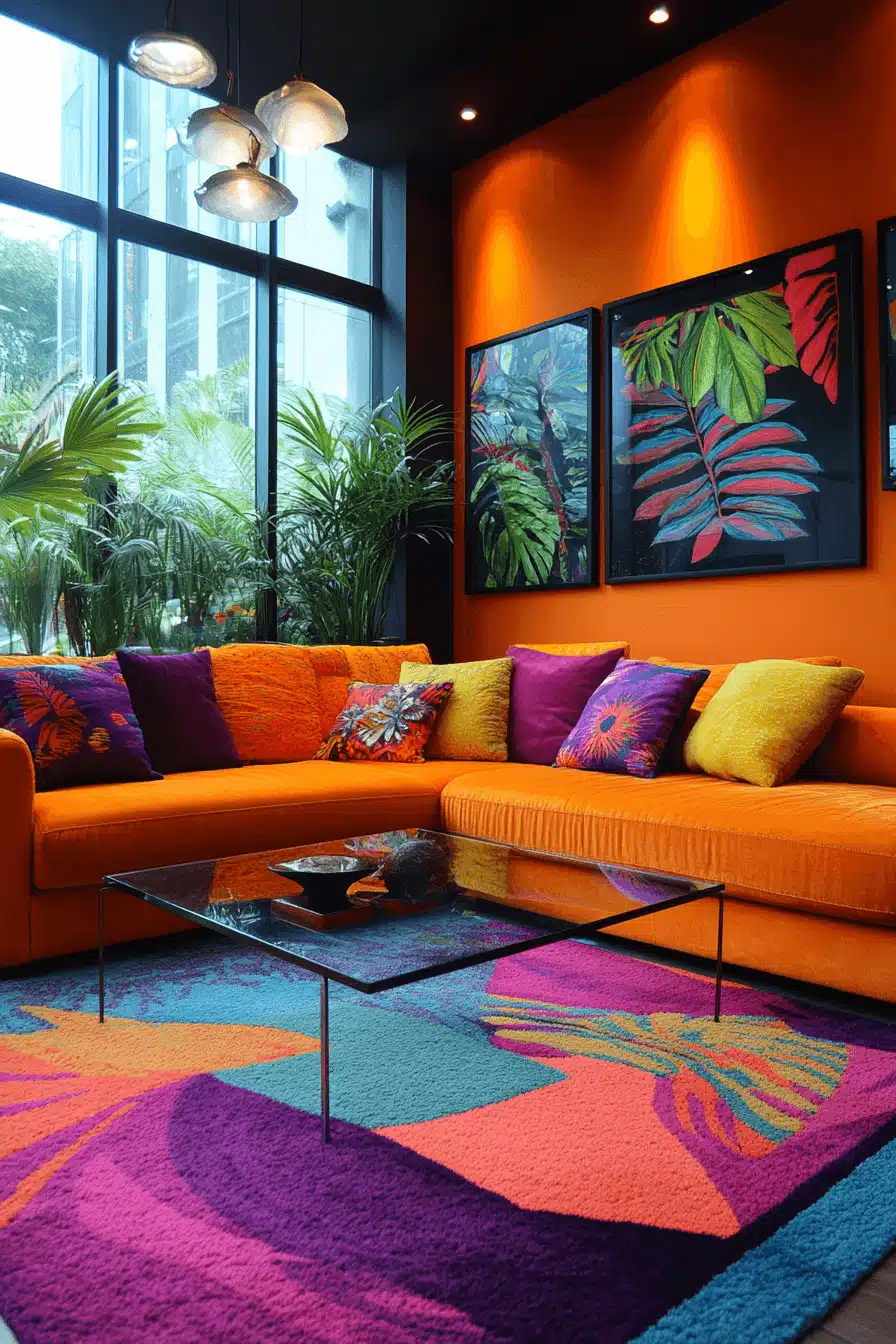 tropical interior design living rooms
