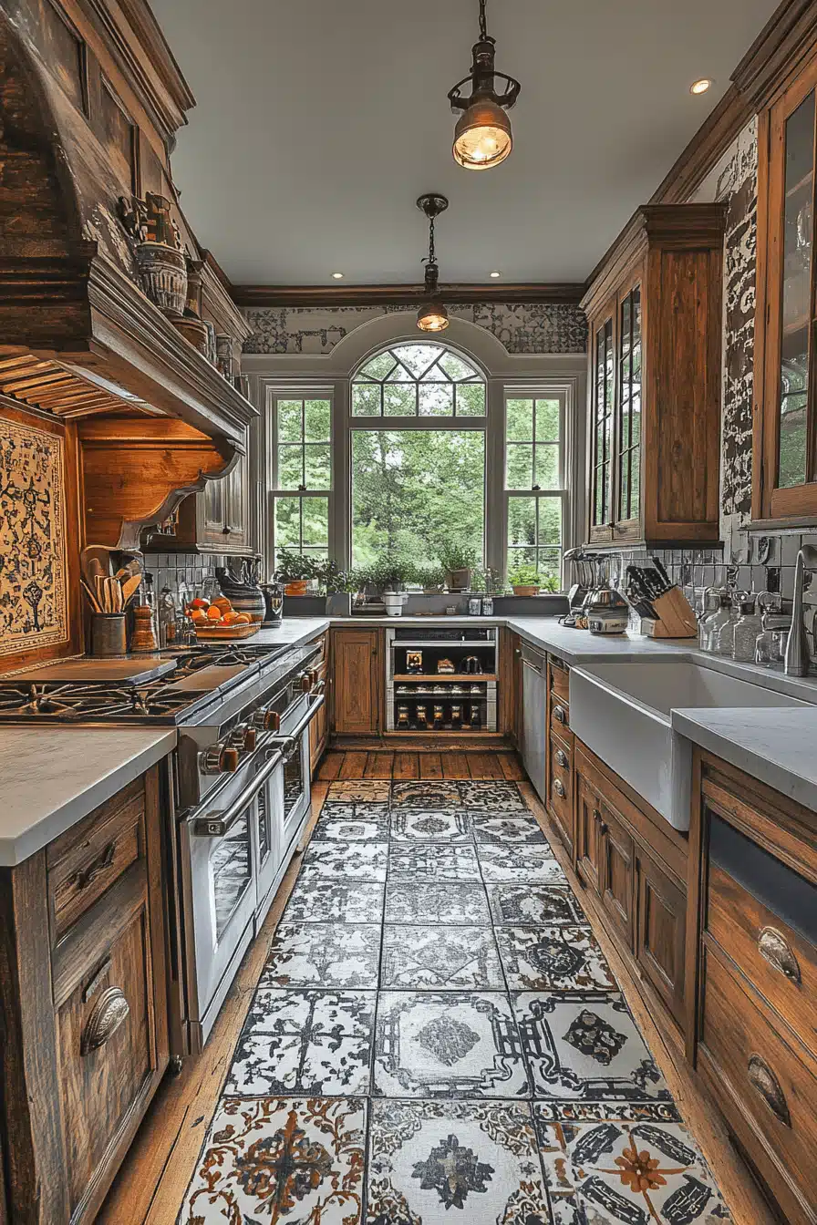 modern vintage kitchen