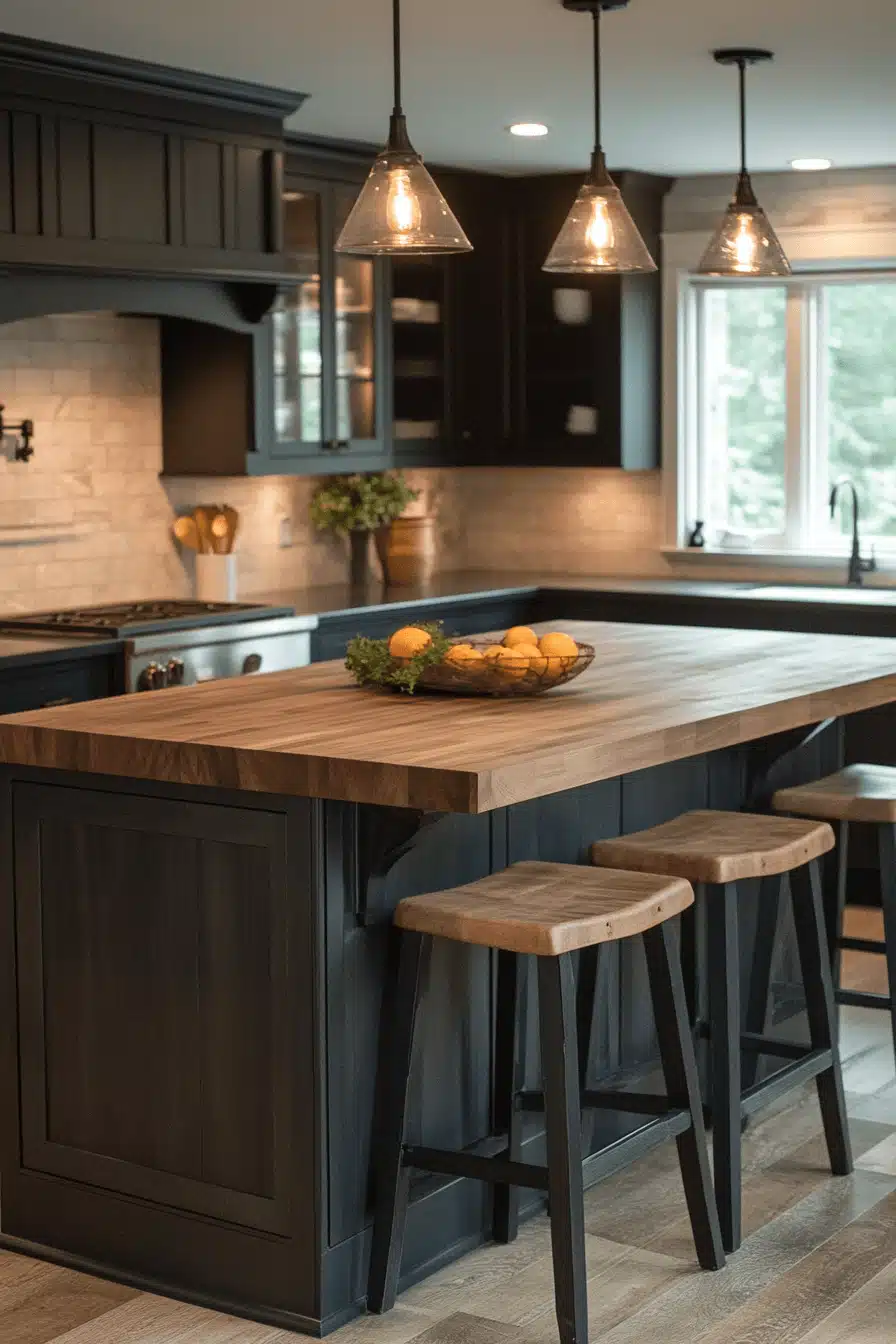 moody cottage kitchen