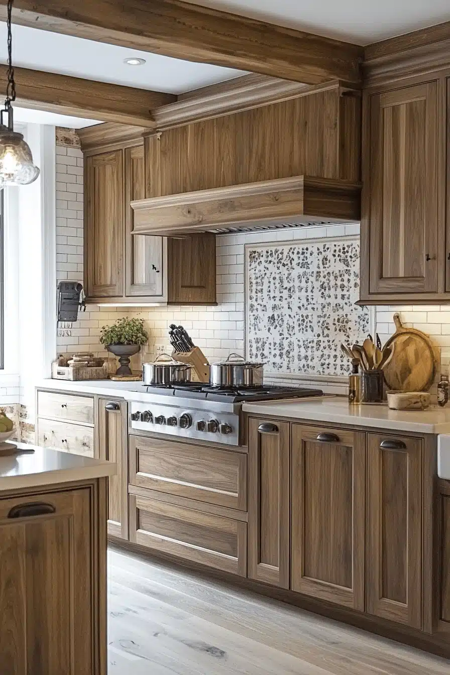 Walnut Kitchen Cabinets