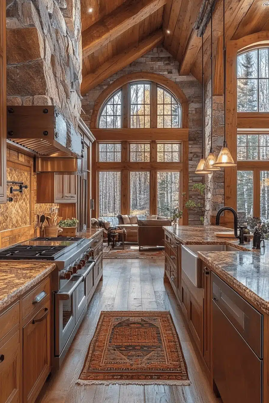 cabin kitchens