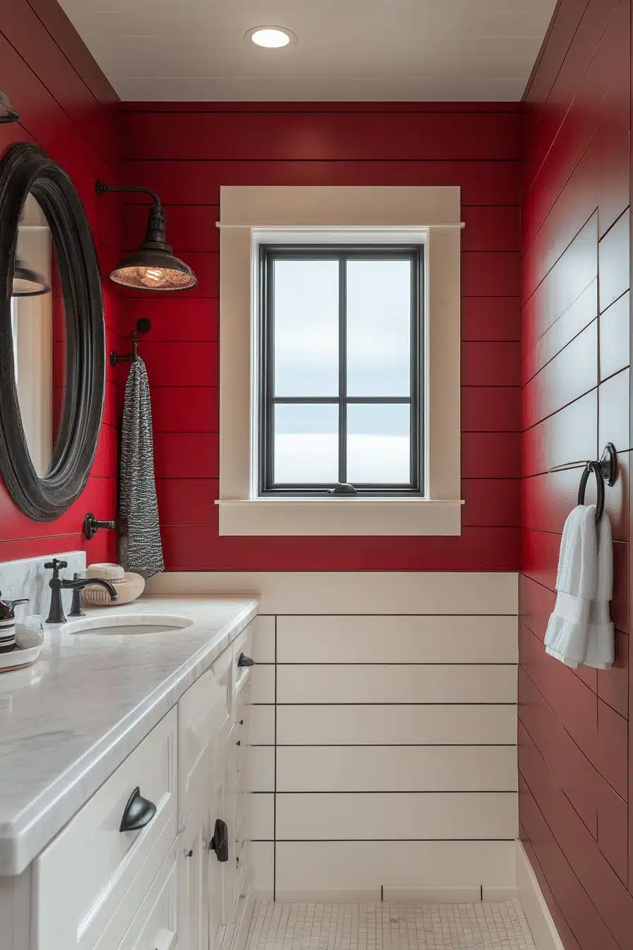 coastal cottage bathroom
