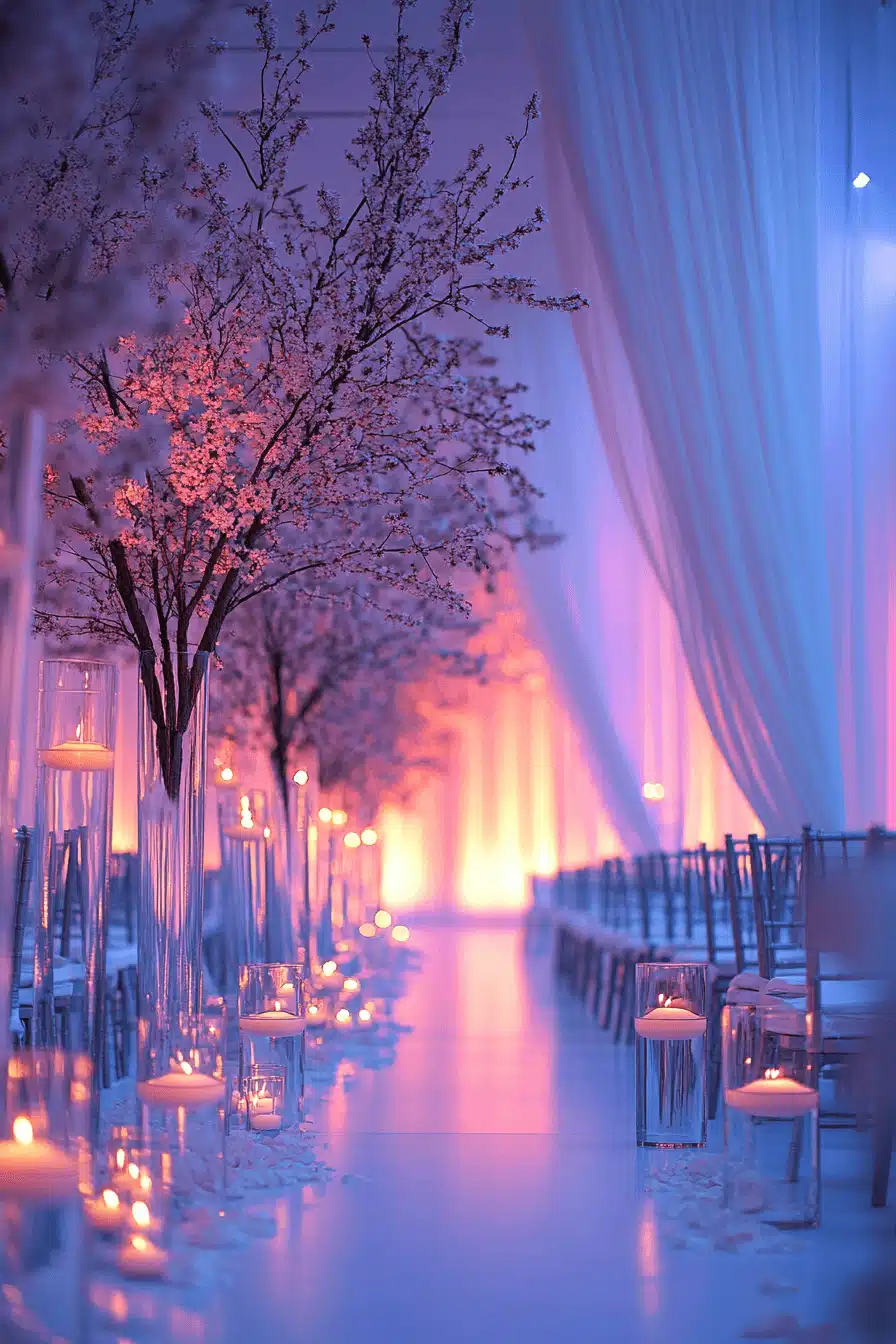 moody romantic wedding decor
