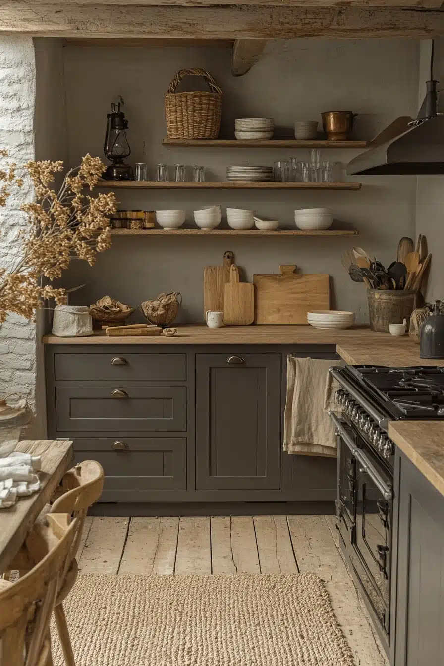 moody cottage kitchen