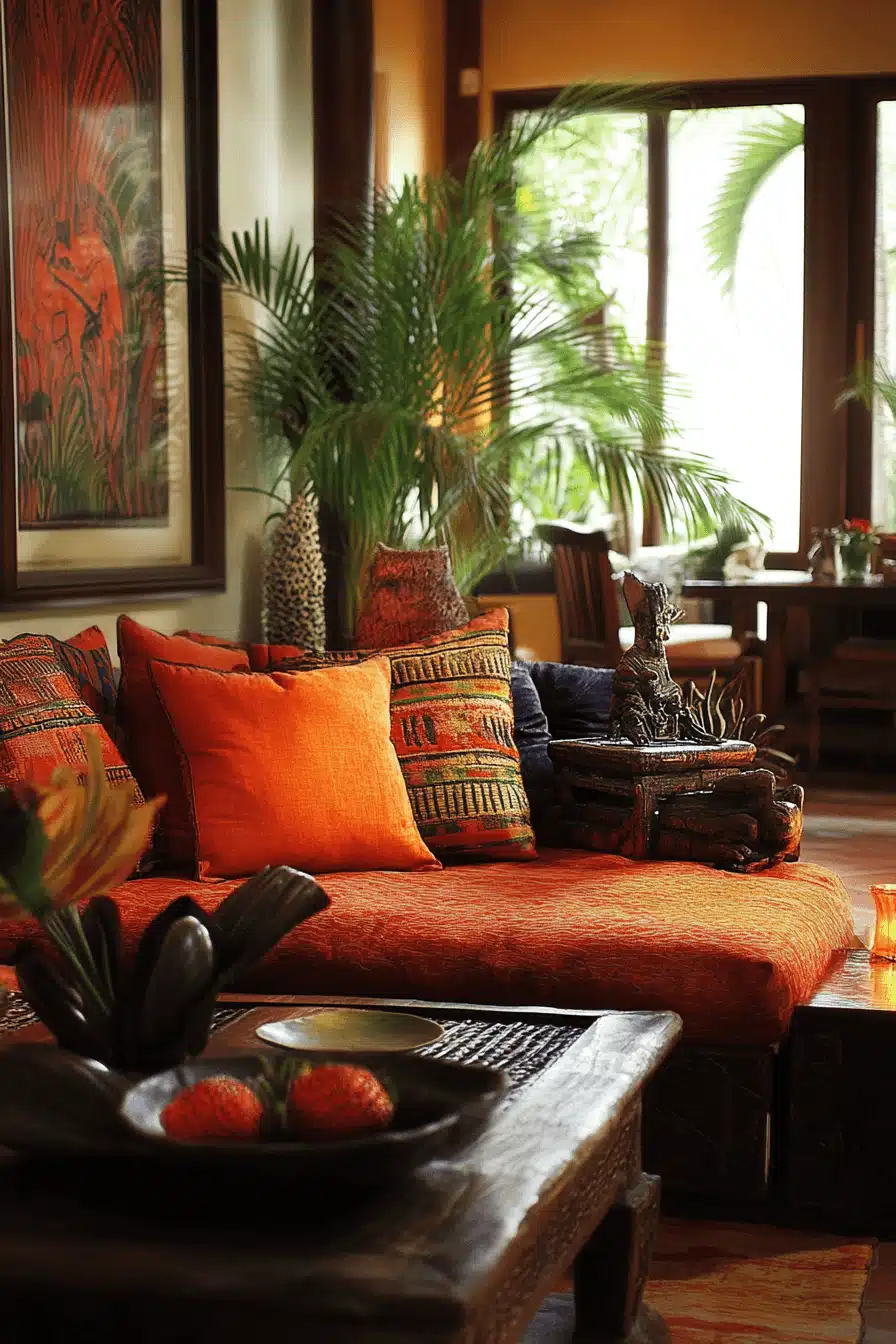 tropical interior design living rooms