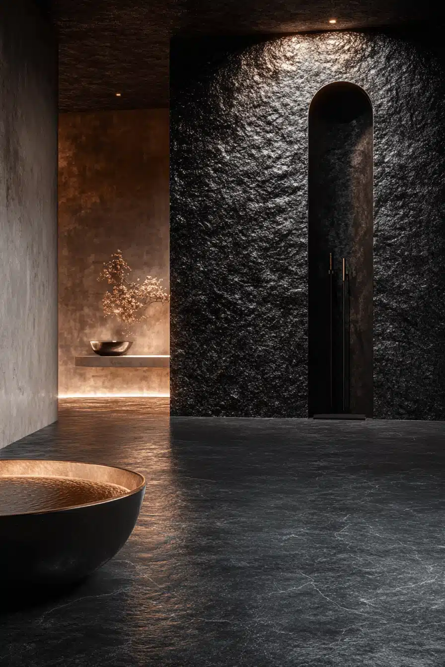 stone wall interior