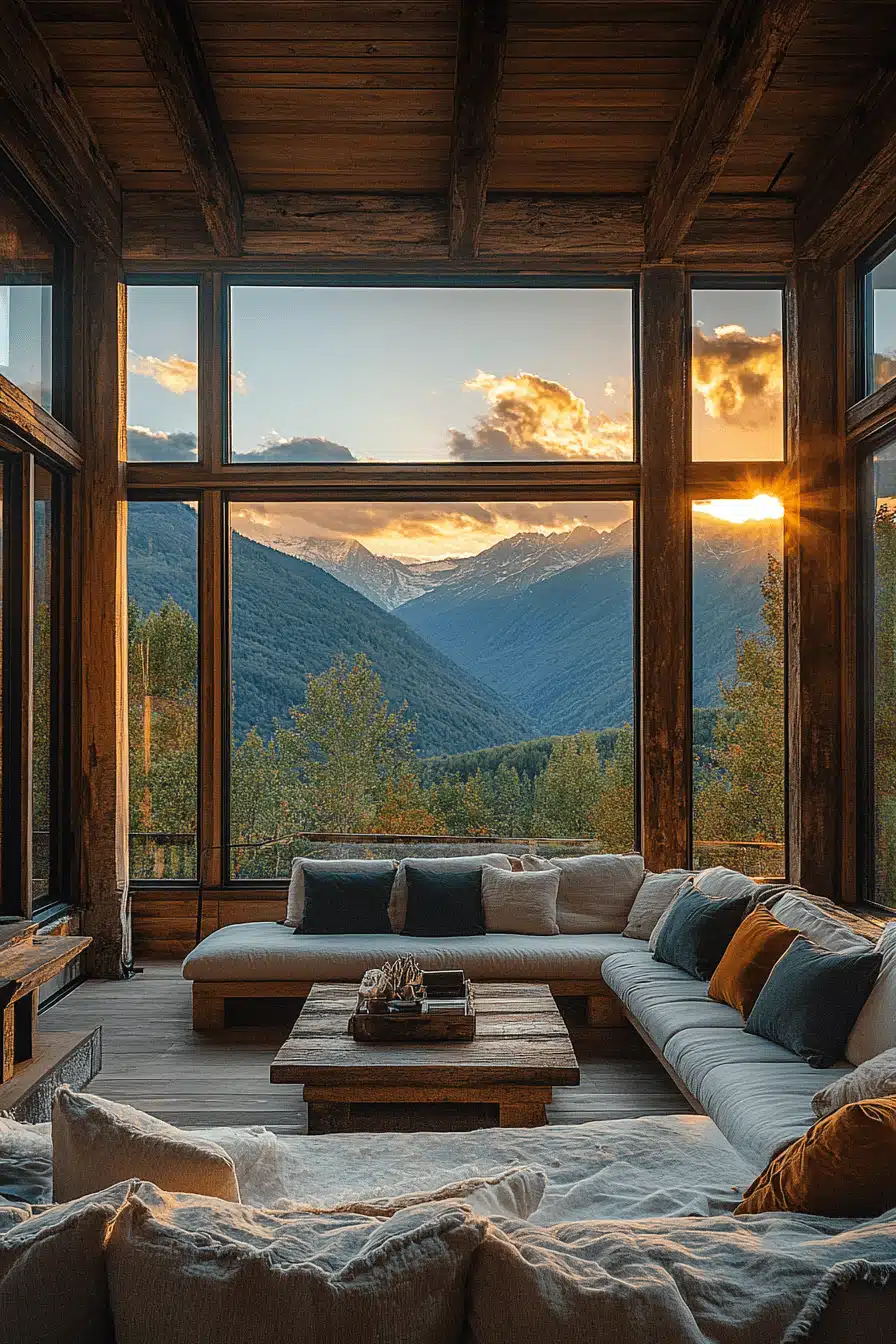 cabin living room