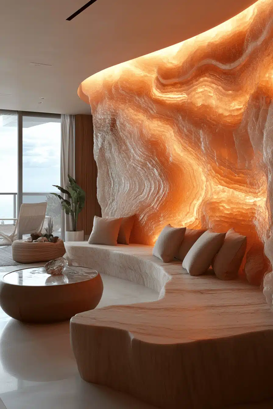 stone wall interior