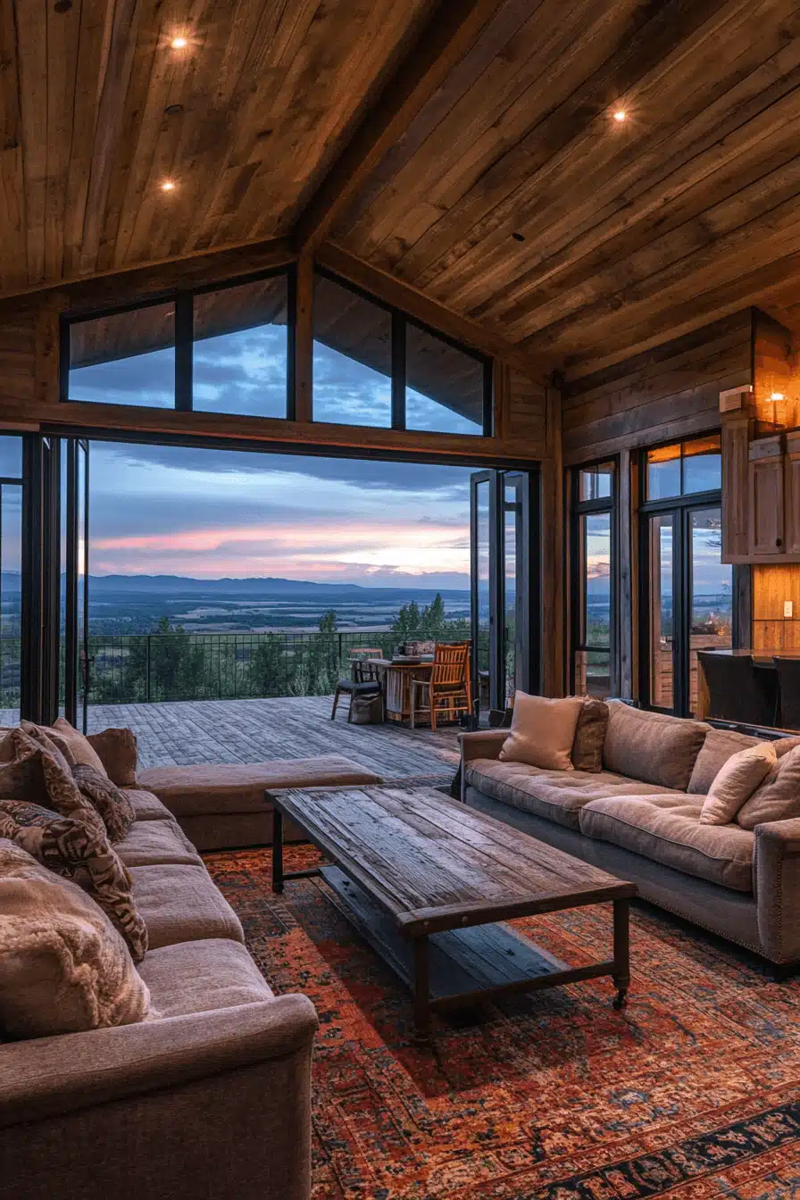 old cabin interior