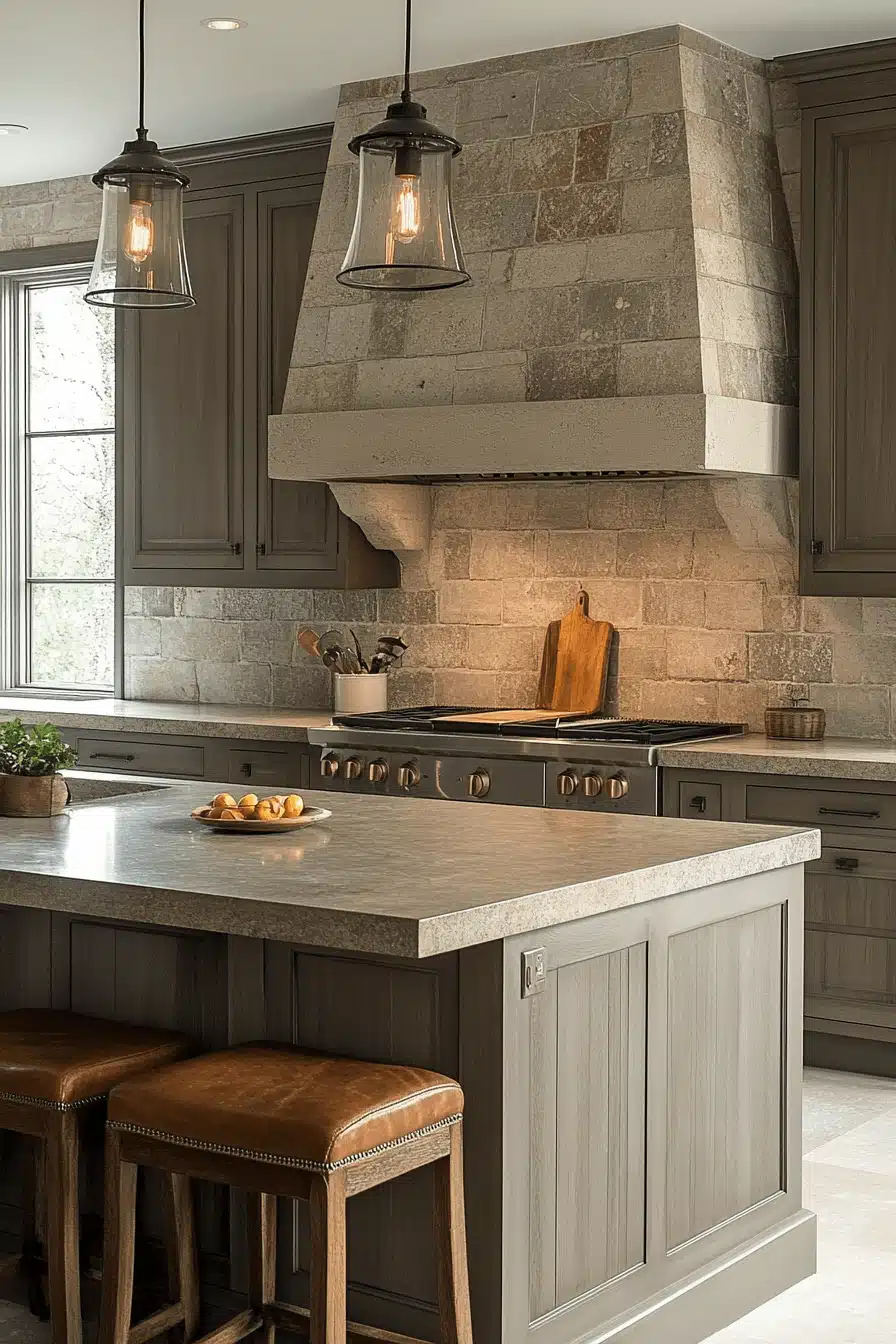 moody cottage kitchen