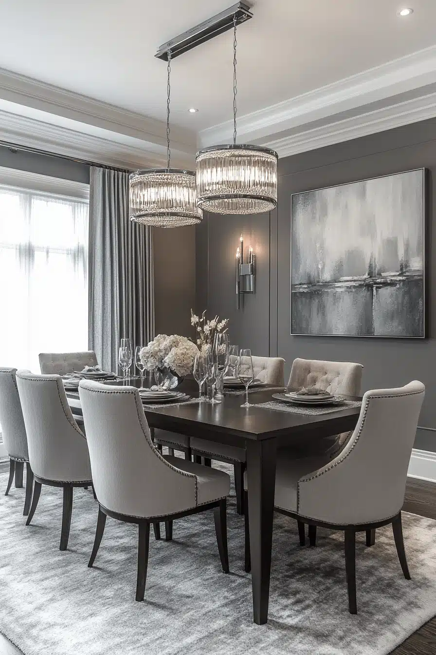 modern victorian dining room