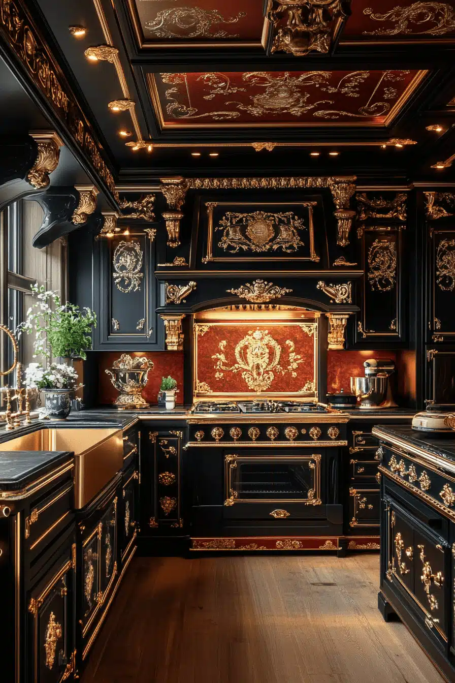 modern vintage kitchen