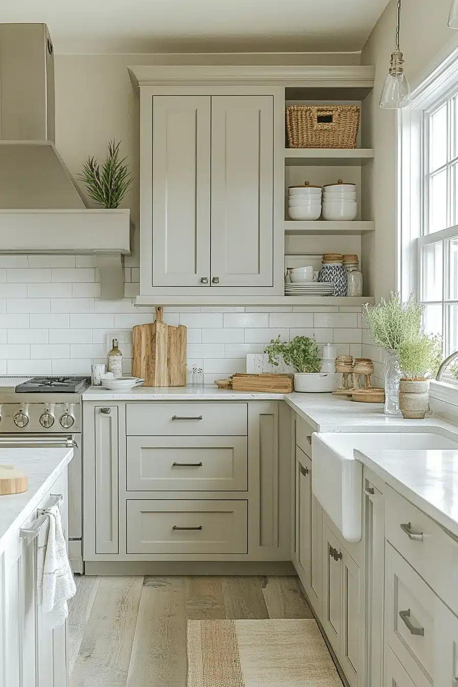 Neutral Kitchen Cabinets