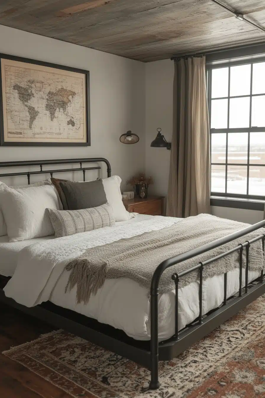 industrial bedroom design