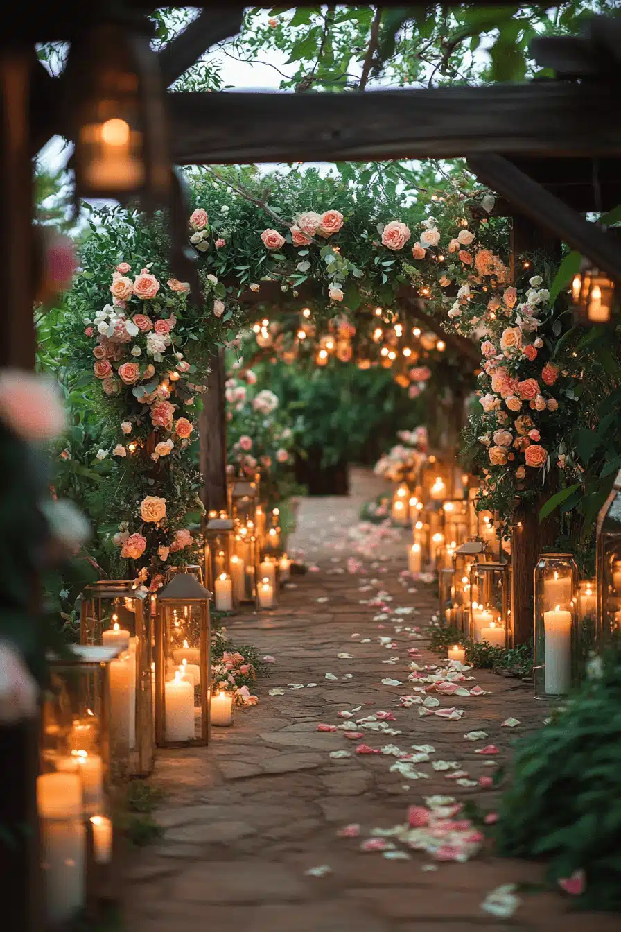 moody romantic wedding decor