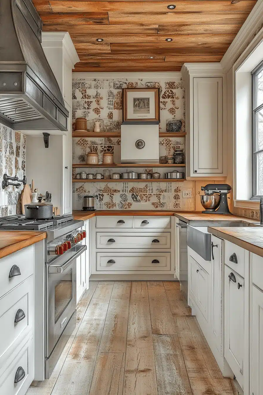 modern vintage kitchen