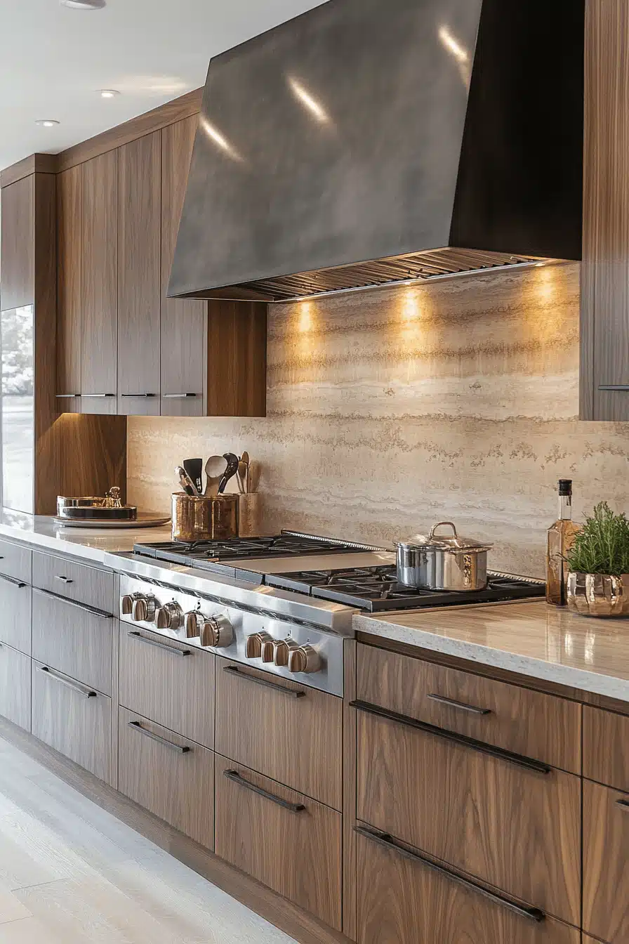 Walnut Kitchen Cabinets