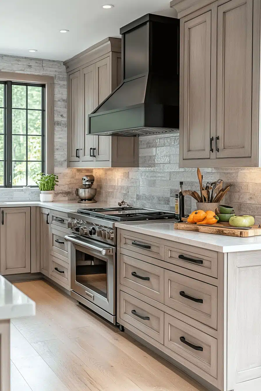 Birch Kitchen Cabinets