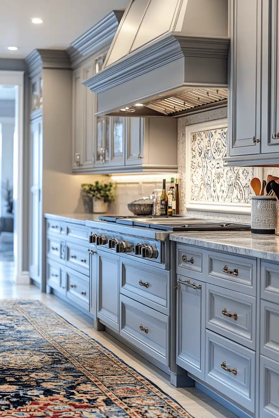 light grey kitchen cabinets