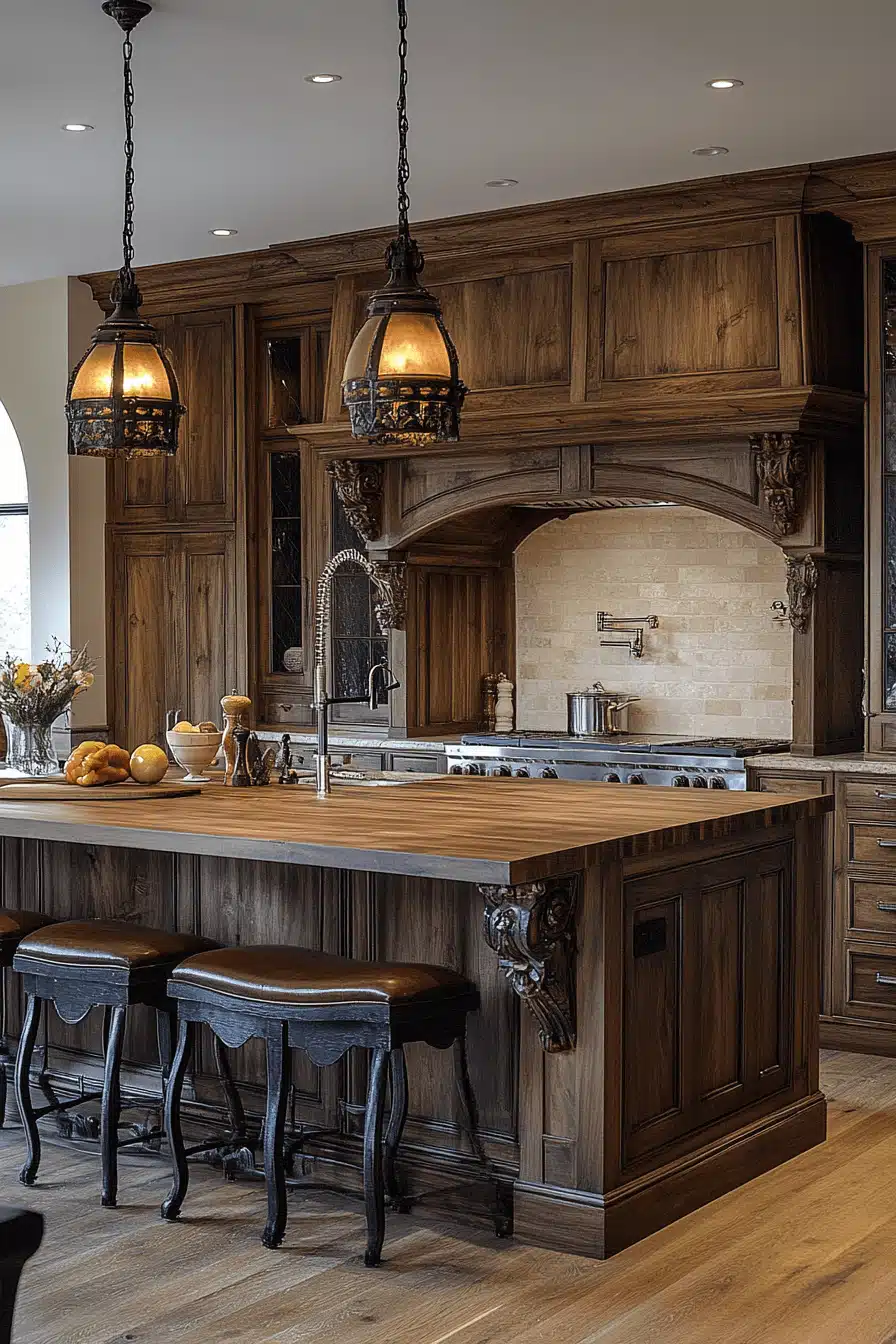 Walnut Kitchen Cabinets