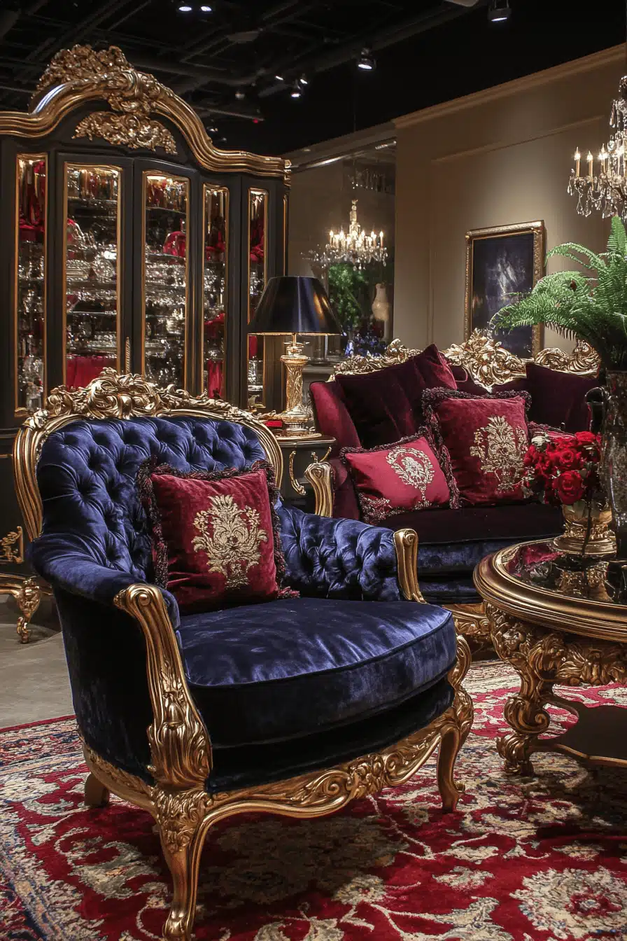 neoclassical interior living rooms