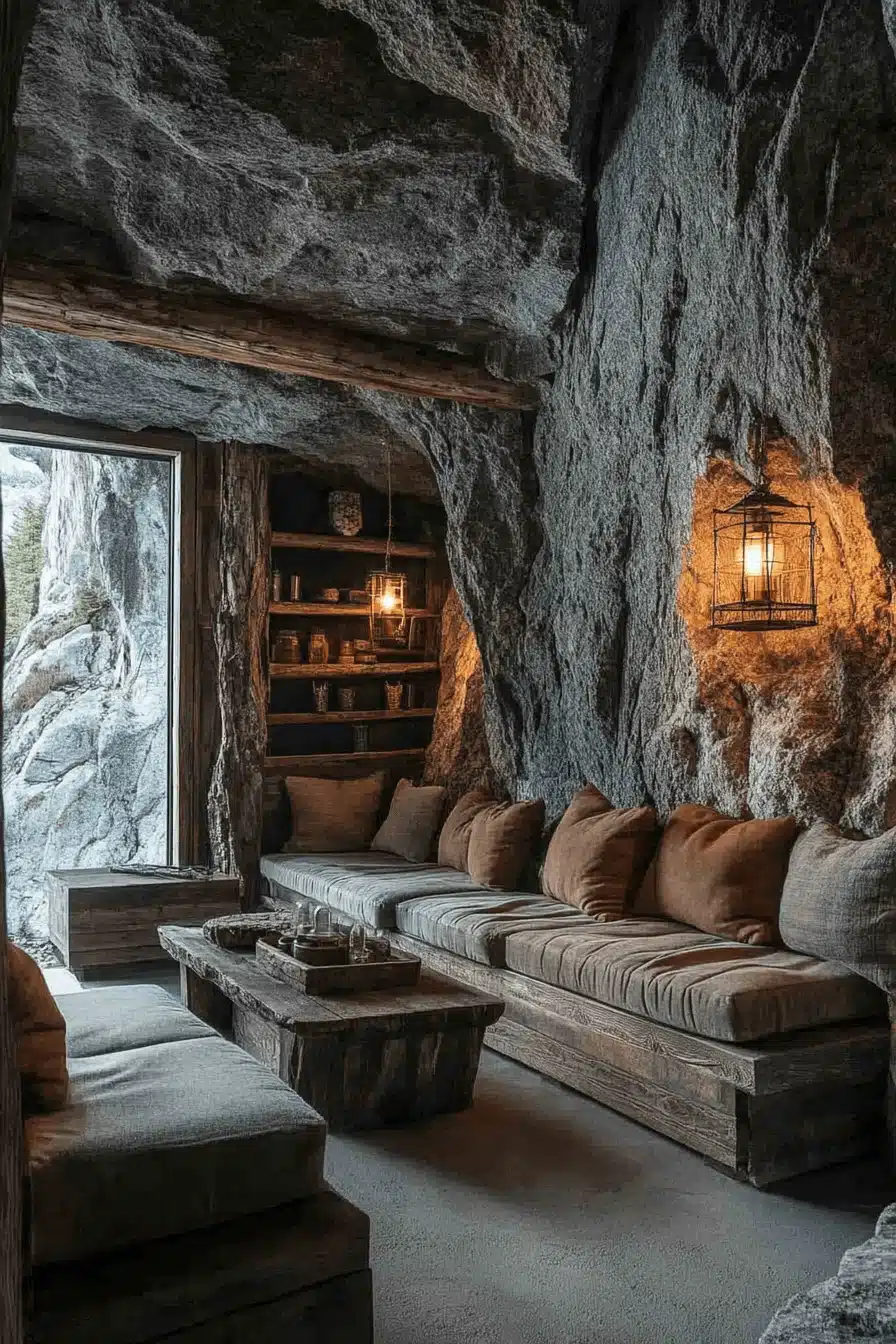 stone wall interior