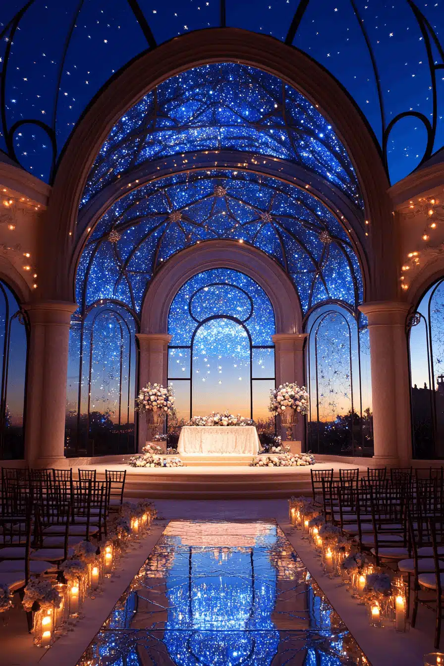 moody romantic wedding decor