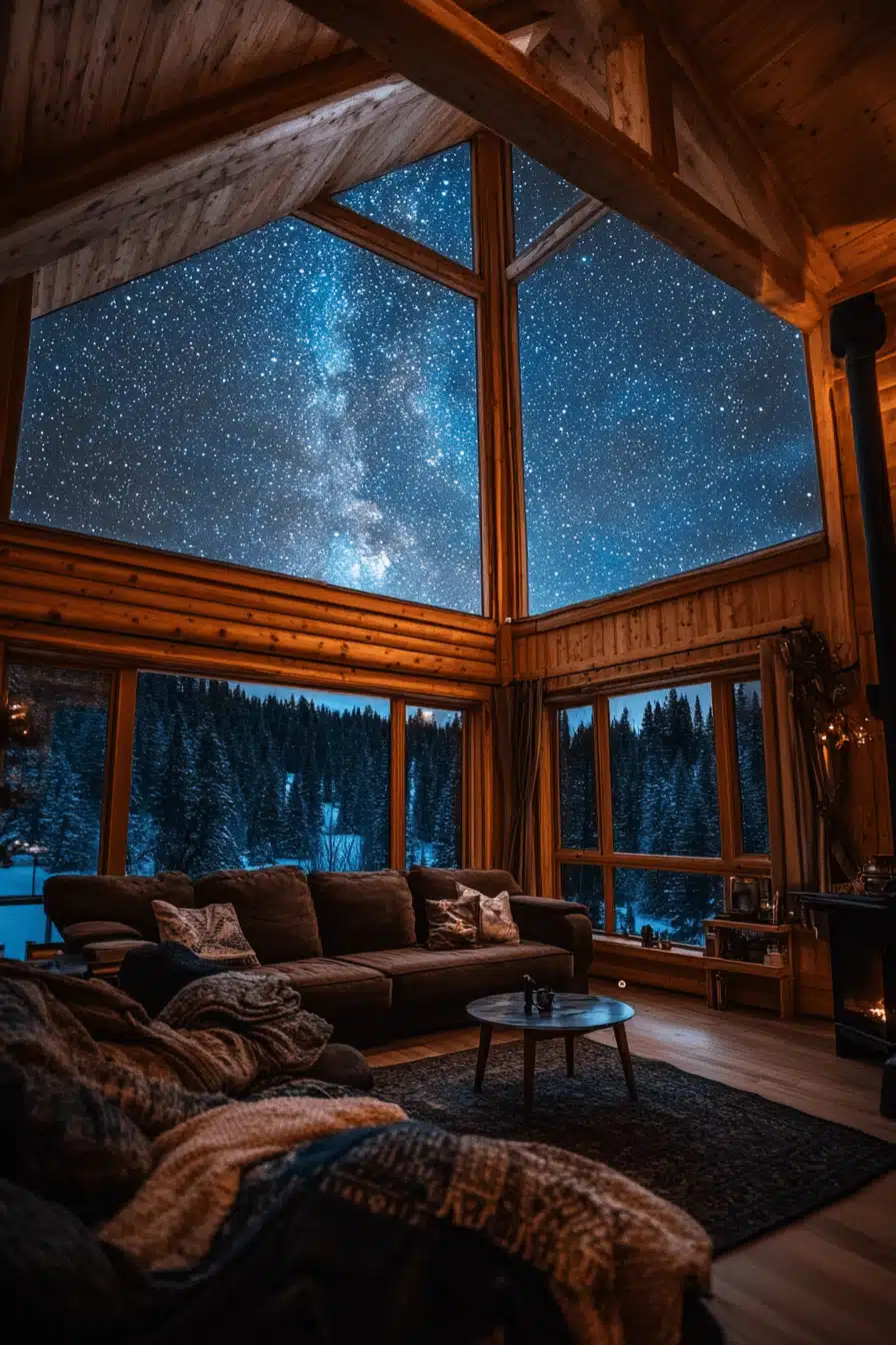 old cabin interior