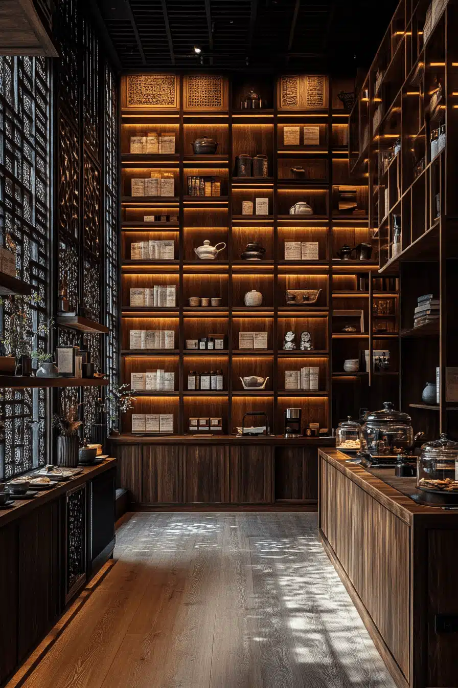 dark academia kitchen